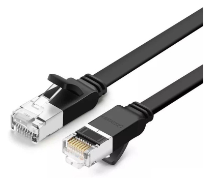 UGREEN Płaski kabel sieciowy metalowe wtyczki RJ45 Cat.6 UTP 0.5m